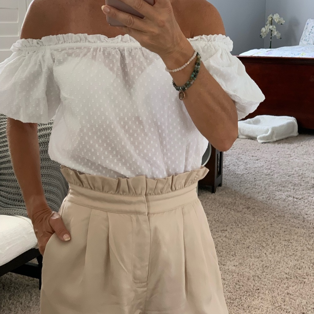 Cute off the shoulder shirt